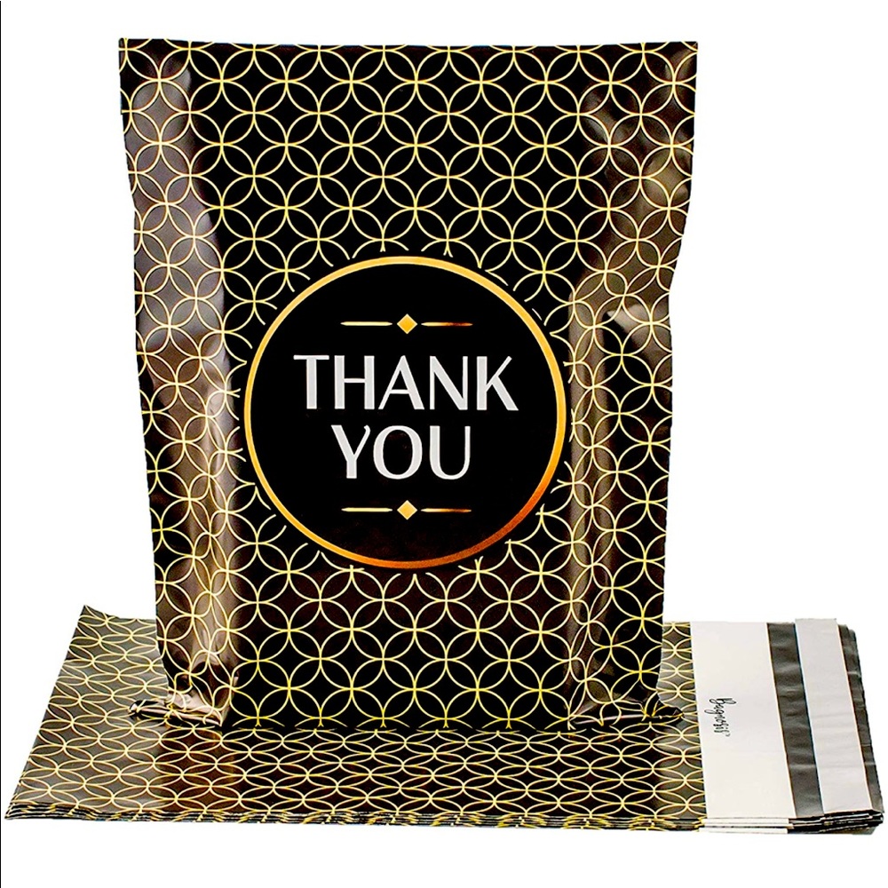 NEW Poshmark Packages "Thank you!" Gift Wrapping Shipping Supplies Set ~ 175 Pcs - Picture 2 of 13